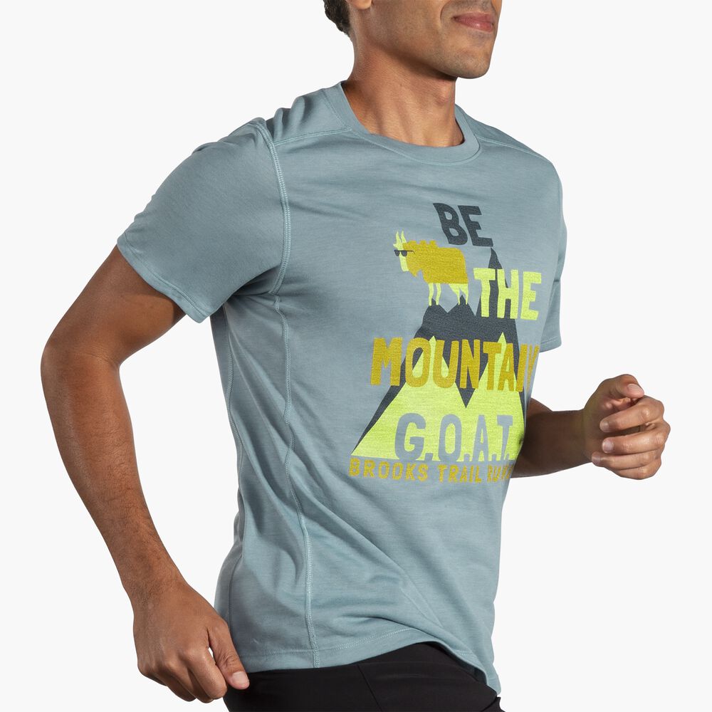 Brooks Distance Short Sleeve 3.0 - Hoch Citadel/Bergziege