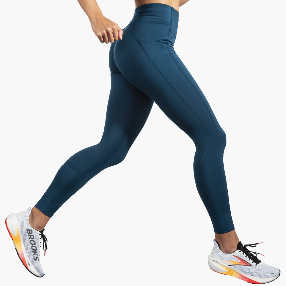 Brooks Momentum Thermal Tight - Ocean Drive