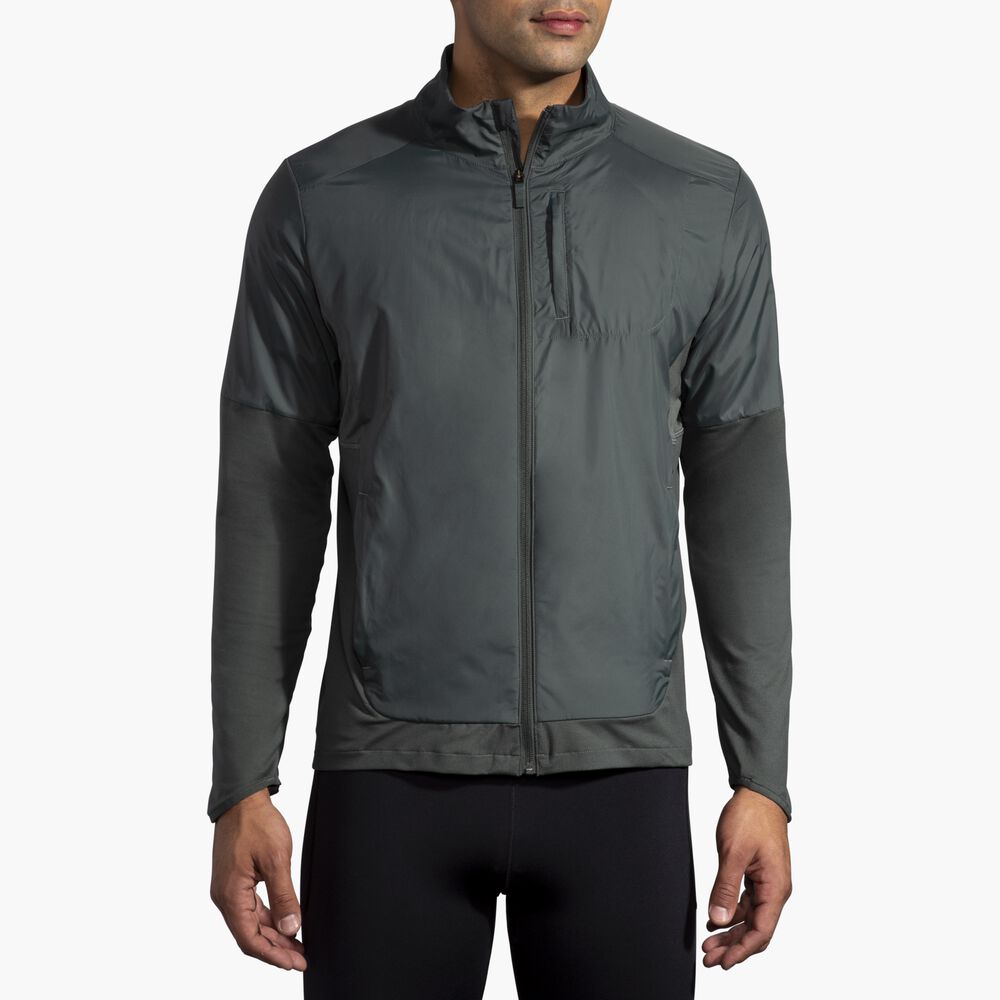 Brooks Fusion Hybrid Jacket - Dunkle Auster