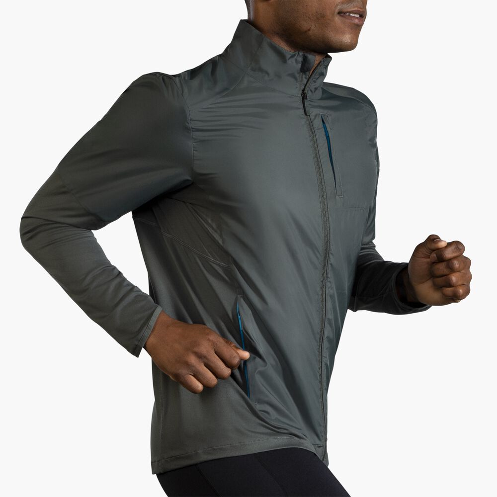 Brooks Fusion Hybrid Jacket - Dunkle Auster