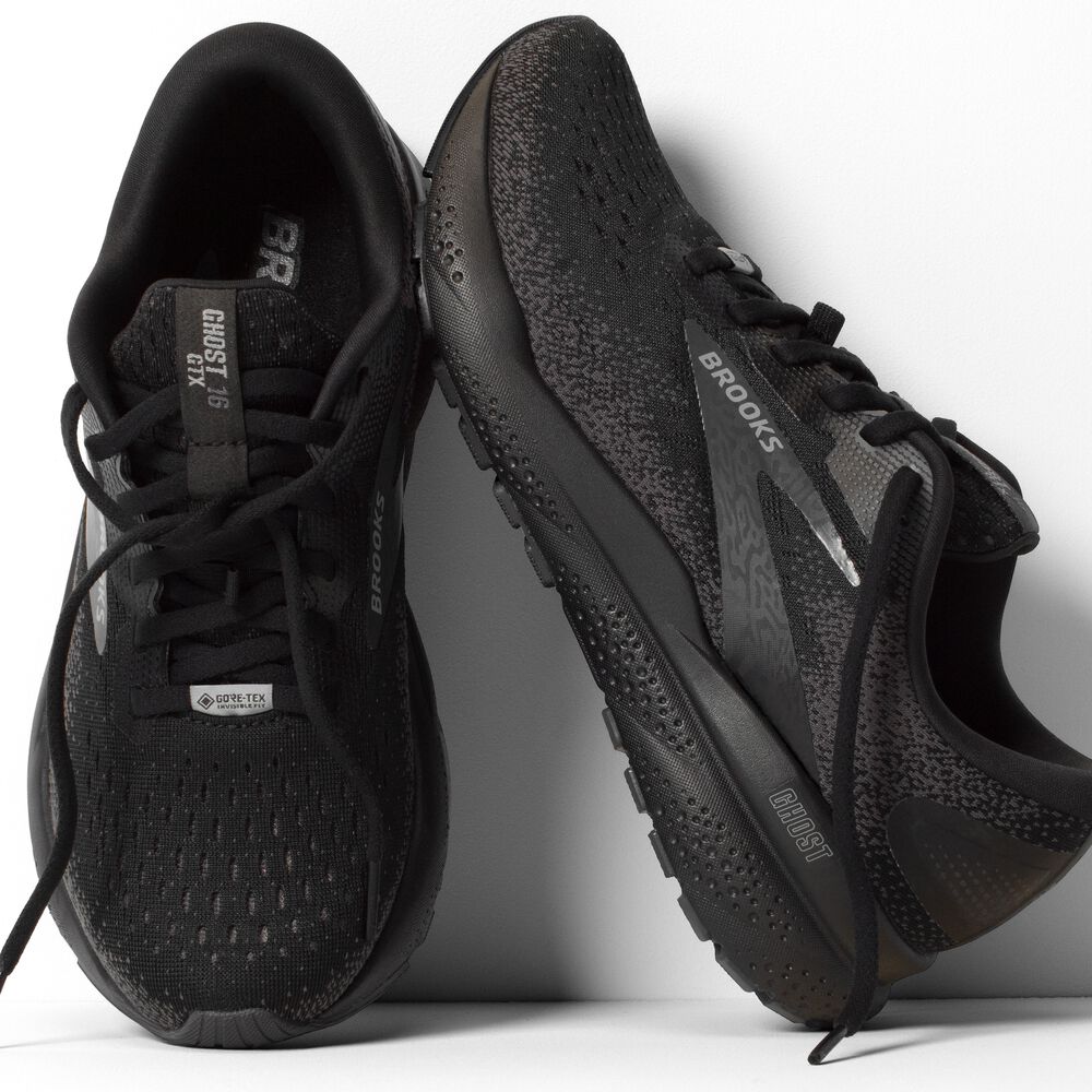 Brooks Ghost 16 GTX - Schwarz/Schwarz/Ebenholz