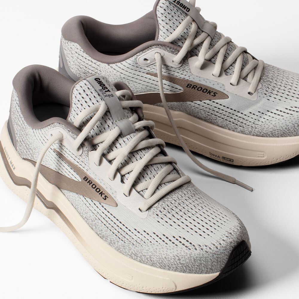 Brooks Ghost Max 2 - Grau/Frostgrau/Champagner