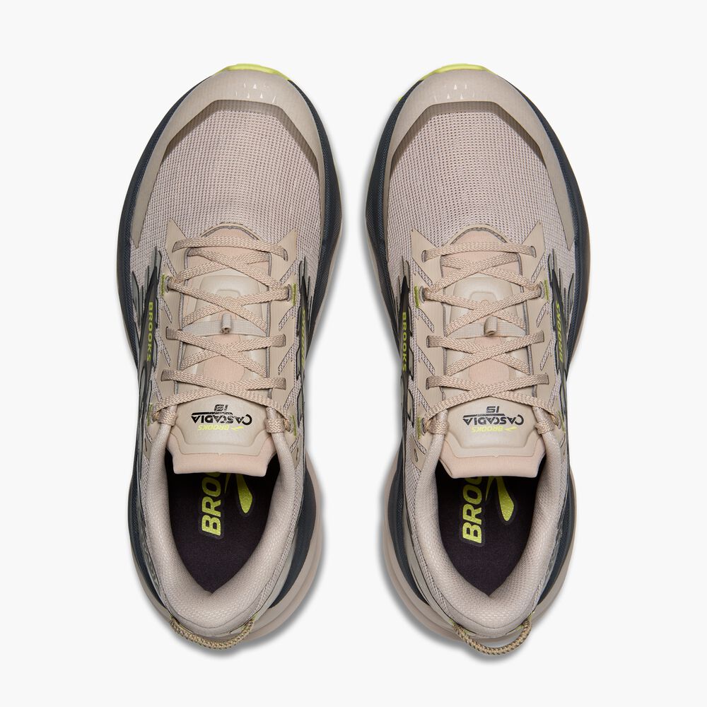 Brooks Cascadia 19 - Chateau/Ebenholz/Sonniges Limettengrün