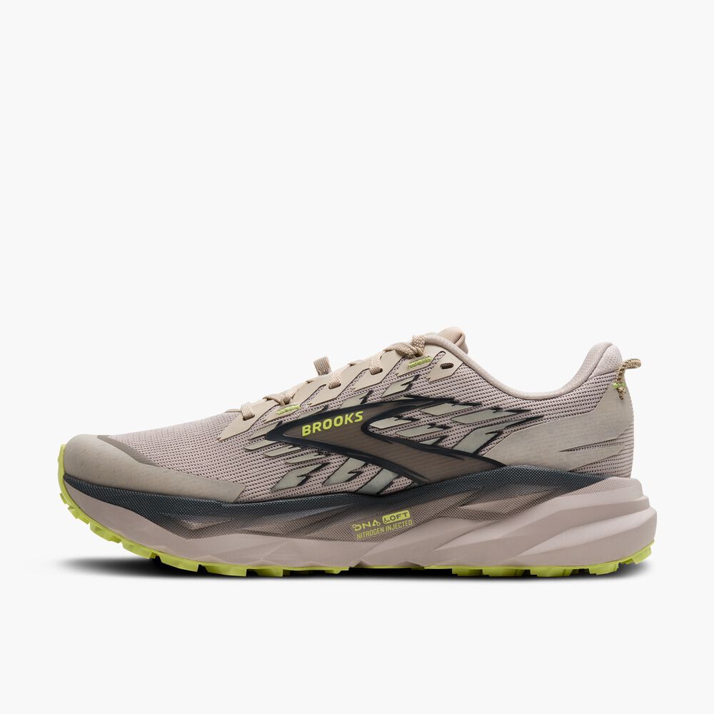 Brooks Cascadia 19 - Chateau/Ebenholz/Sonniges Limettengrün