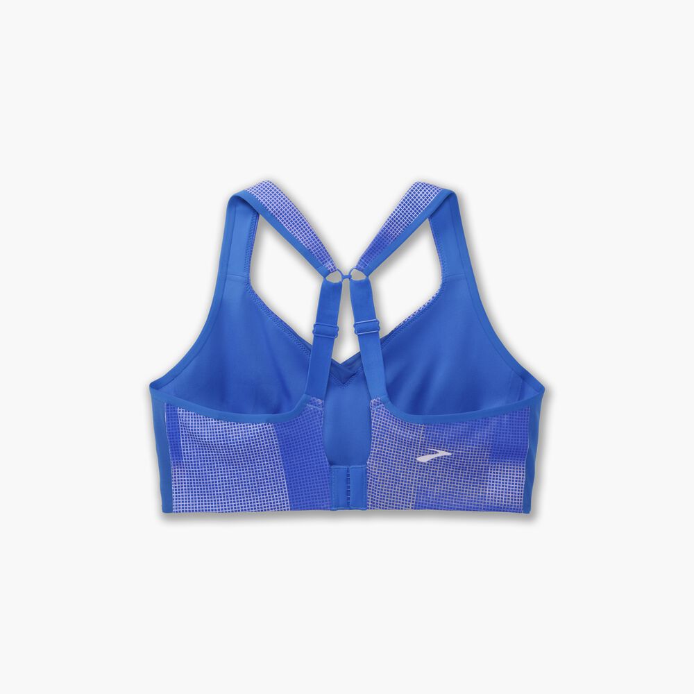 Brooks Convertible Sports Bra - Bluetiful Altitude Print
