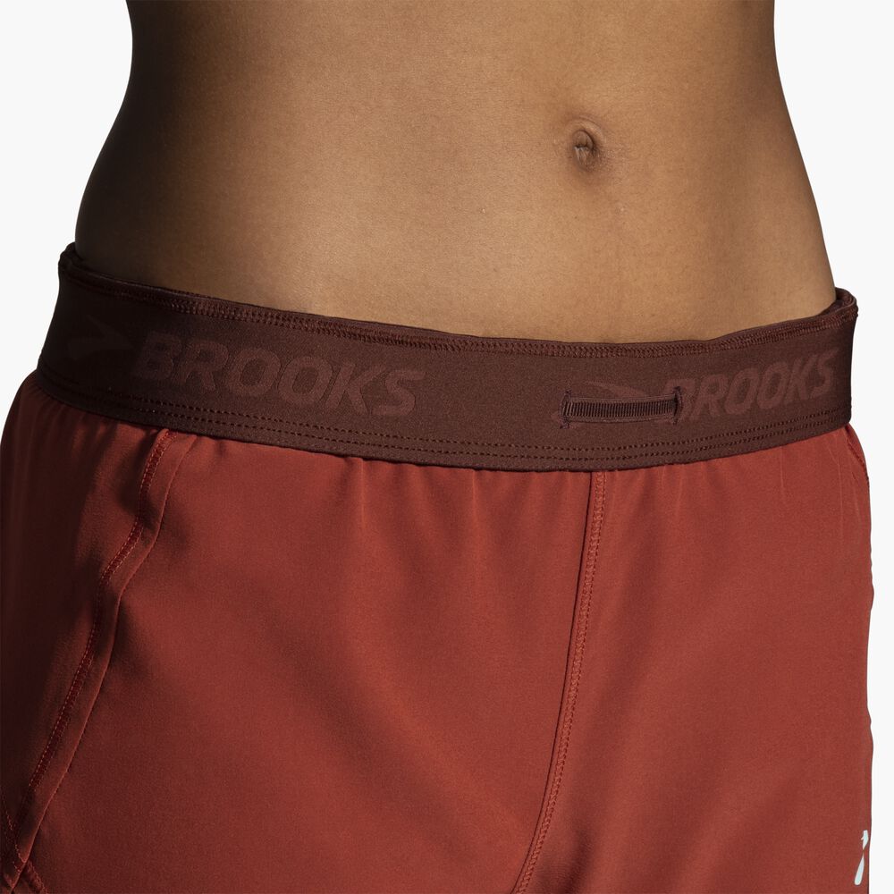 Brooks Chaser 5" 2-in-1 Short - Kupfer/Run Raisin