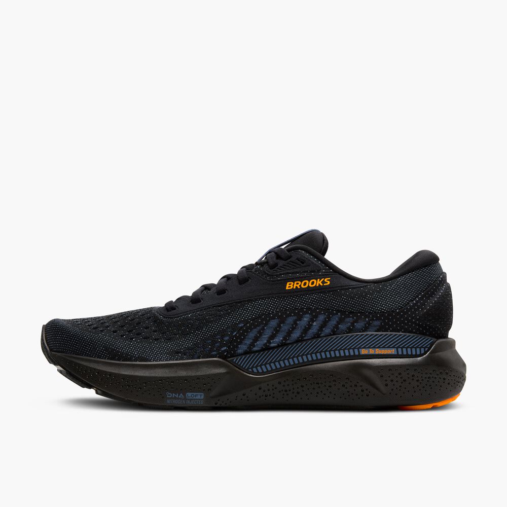 Brooks Adrenaline GTS 24 - Schwarz/Landblau/Orange