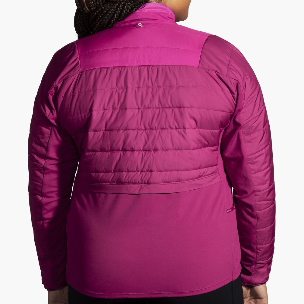 Brooks Shield Hybrid Jacket 2.0 - Dunkelmalve/Malve
