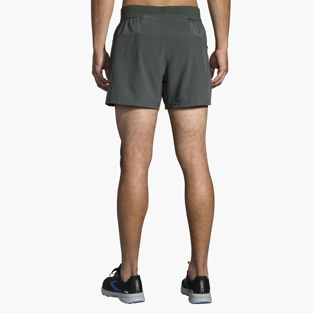 Brooks Sherpa 5" 2-in-1 Short - Dark Oyster