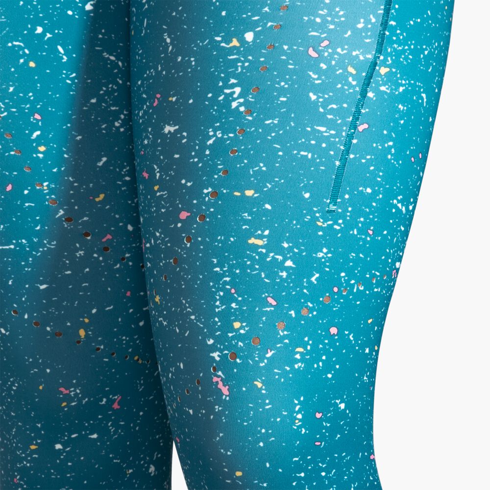 Brooks Method 7/8 Tight - Lagoon Speckle Print/Lagoon