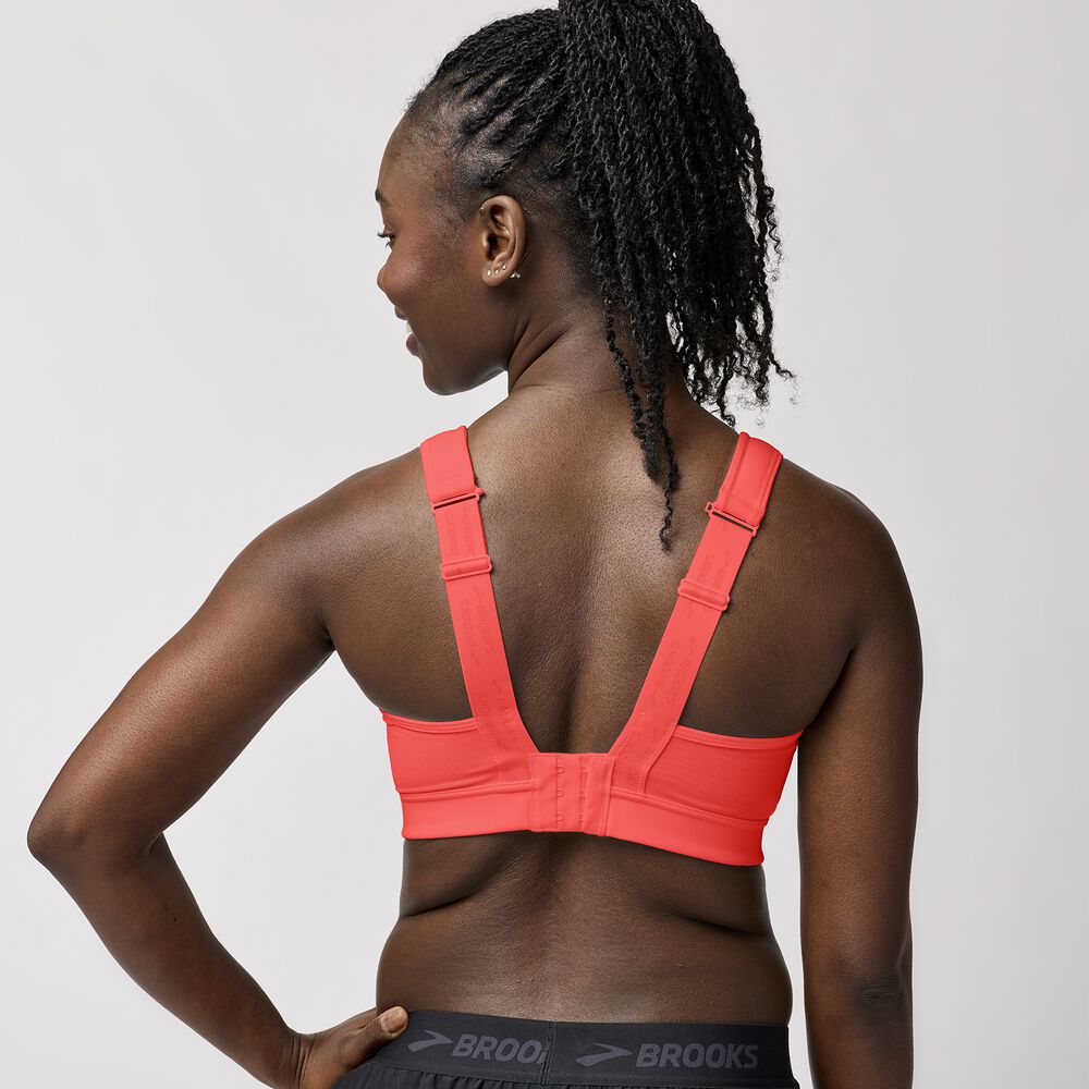 Brooks Convertible 2.0 Sports Bra - Neo Cayenne