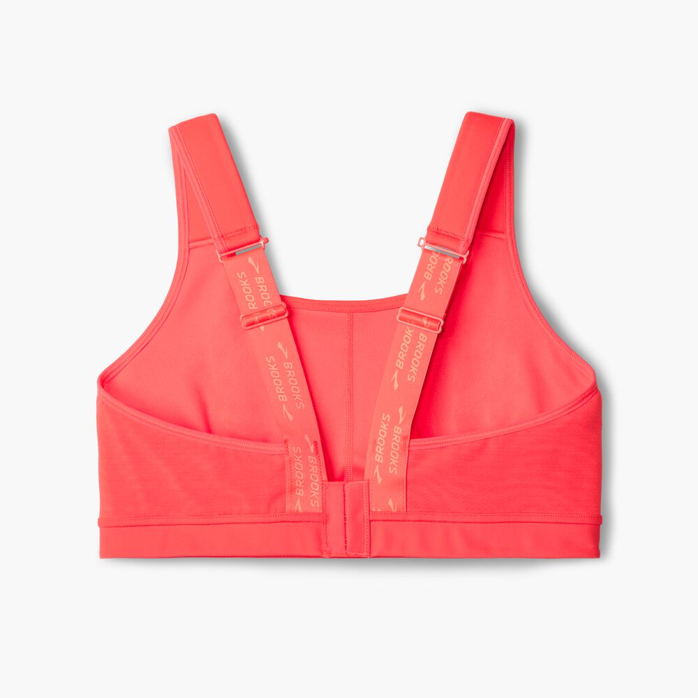 Brooks Convertible 2.0 Sports Bra - Neo Cayenne