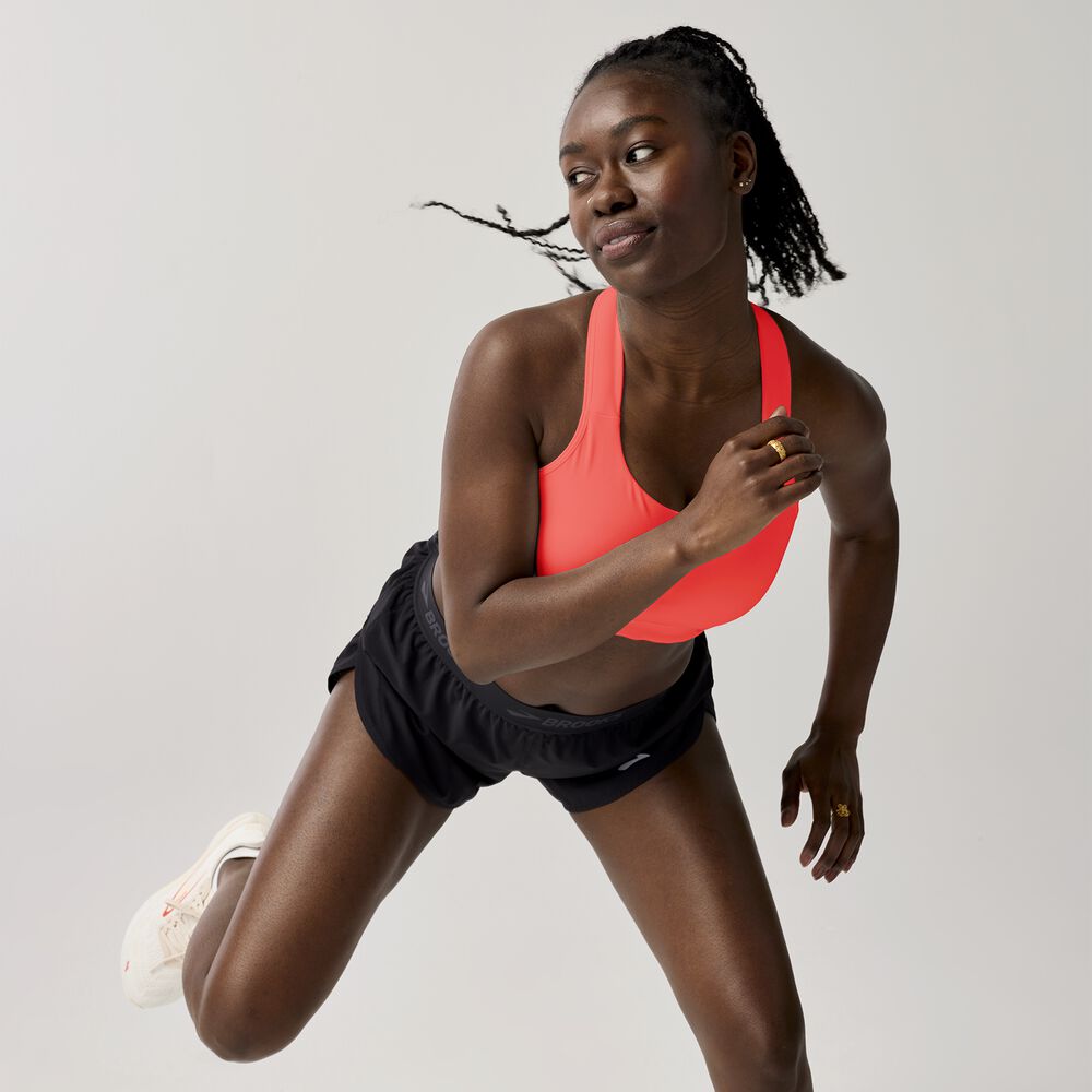 Brooks Convertible 2.0 Sports Bra - Neo Cayenne