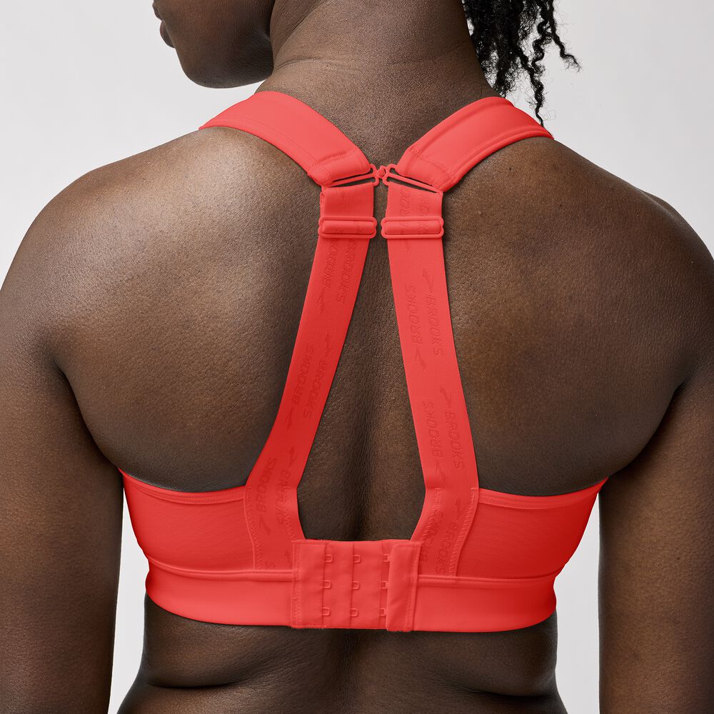Brooks Convertible 2.0 Sports Bra - Neo Cayenne