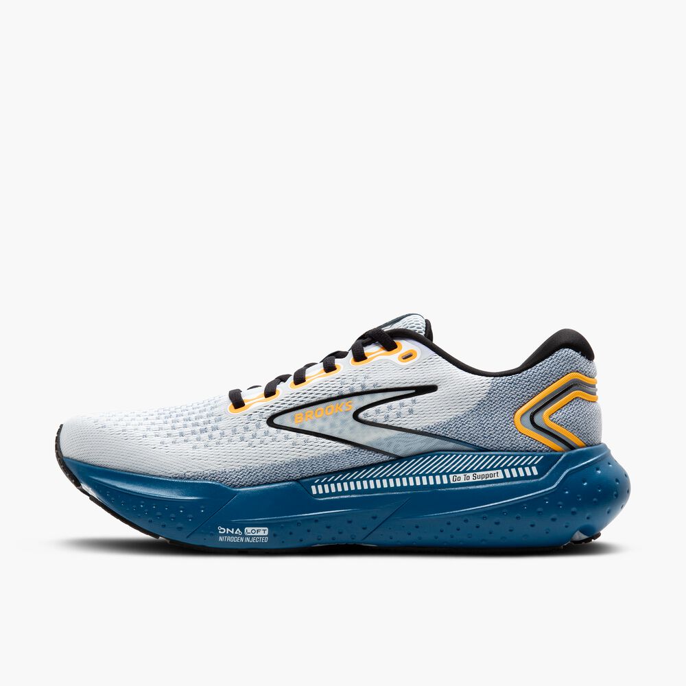 Brooks Glycerin GTS 21 - Weiß/Saphir/Orange