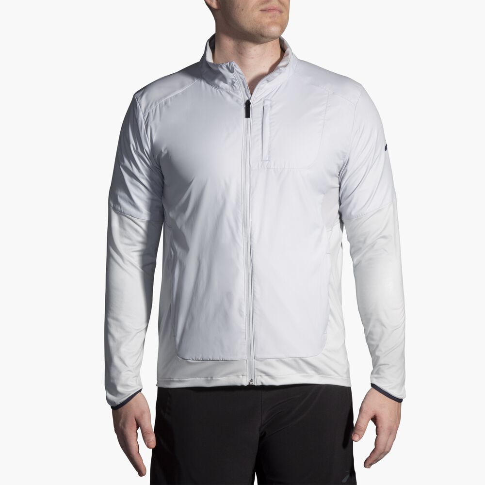 Brooks Fusion Hybrid Jacket - Stone