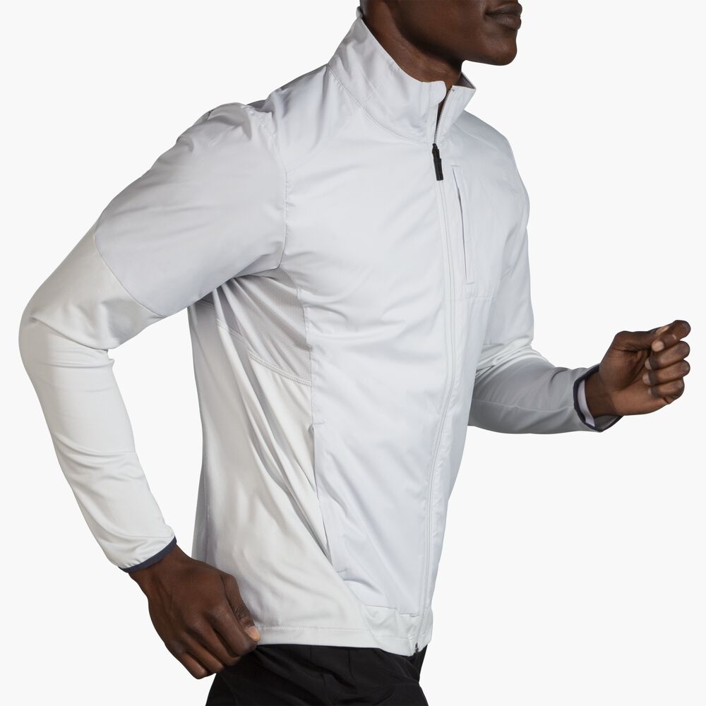 Brooks Fusion Hybrid Jacket - Stone