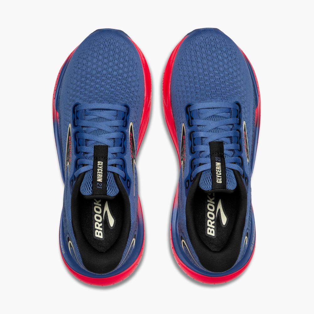 Brooks Glycerin 21 - Blau/Schwarz/Pink